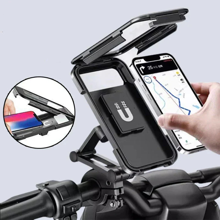 Verstelbare telefoonhouder fiets geschikt voor grote smartphones