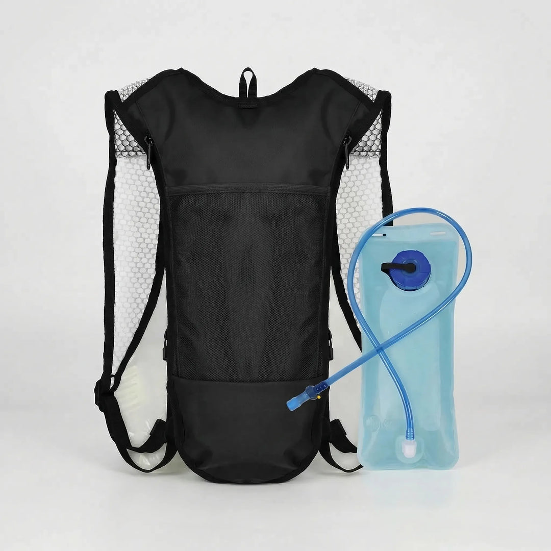 Lichtgewicht unisex fietsrugzak 10L, perfect voor hydratatie tijdens fietsen, MTB, hardlopen en wandelen in de natuur.