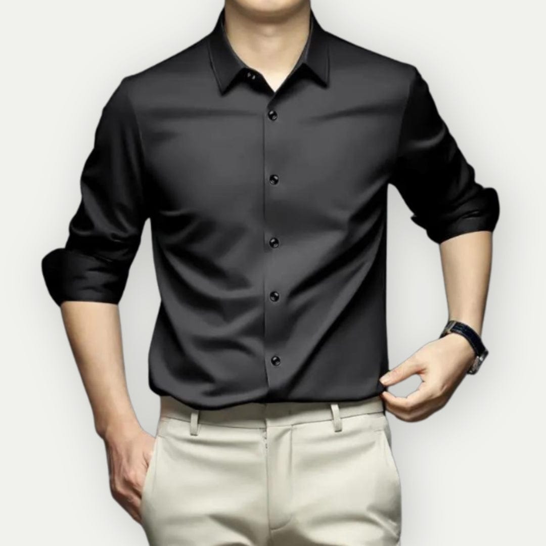 Professioneel kreukvrij slim fit overhemd. Ideale zakelijke kleding voor heren, stijlvol en onderhoudsvriendelijk.