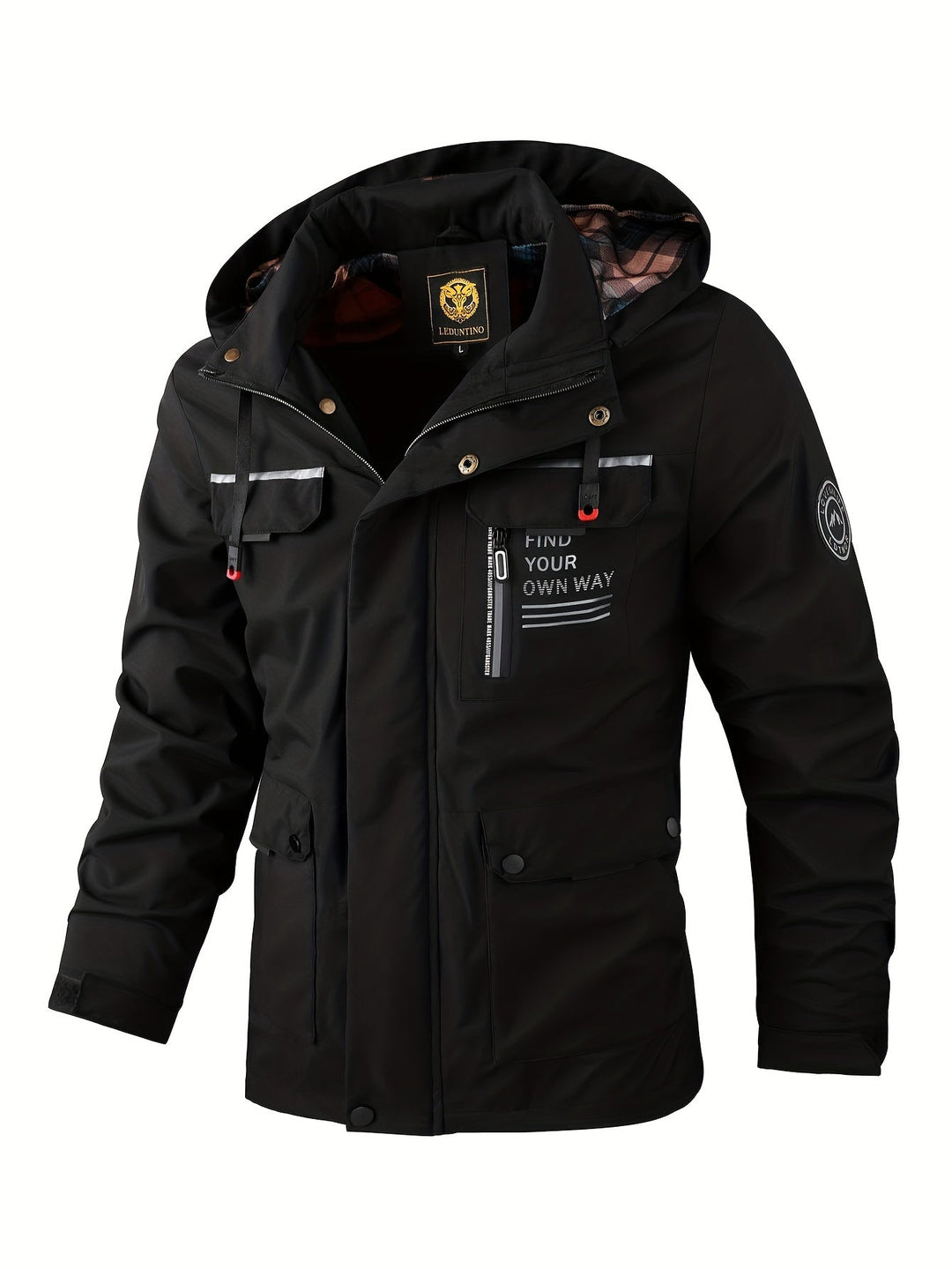 Heren waterdichte winterjas, ideaal voor outdoor avonturen. Warm, winddicht en comfortabel voor mannen.