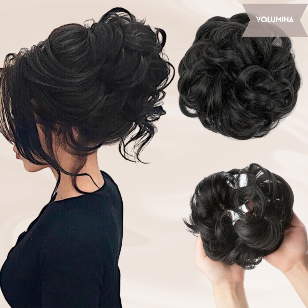 Comfortabel haarstukje messy bun voor langdurig dragen