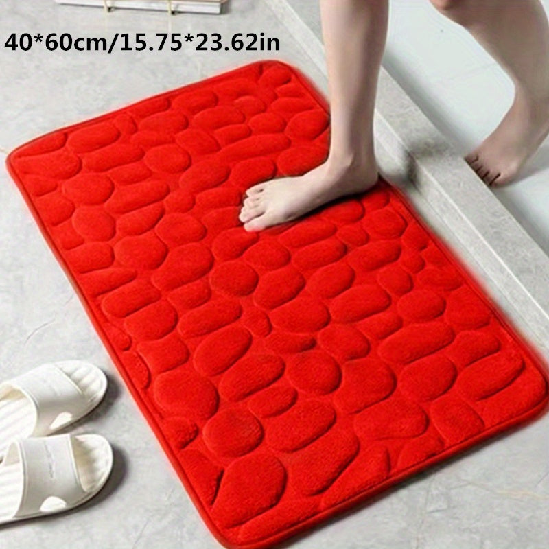 Hygiënische antislip badmat, ultrazacht en super absorberend. Houdt badkamer droog en veilig, modern design.