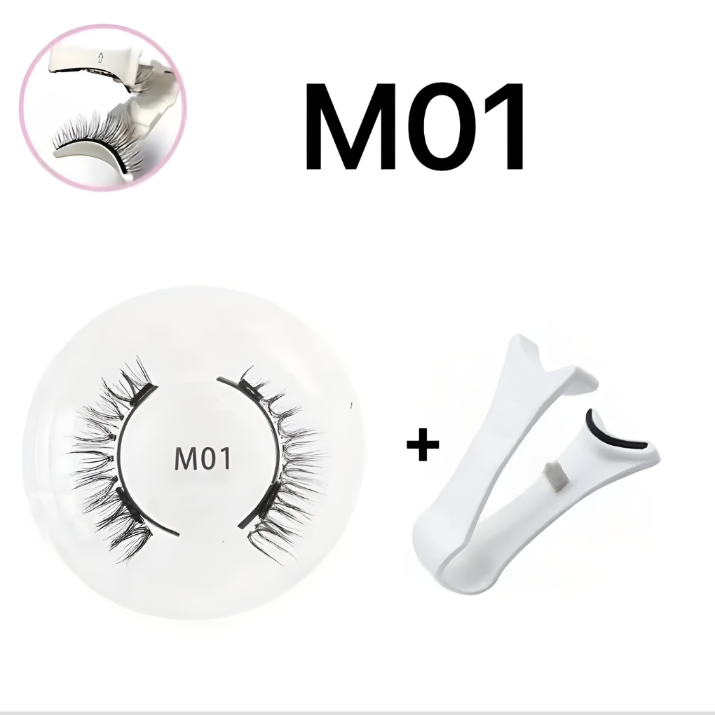 Magnetische wimpers en applicator in stijl M01