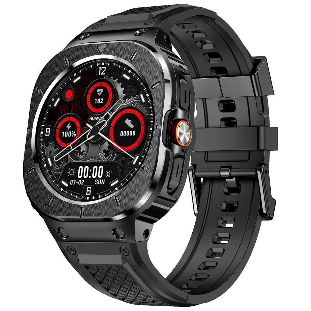 Rugged Roestvrijstalen Behuizingsset voor Samsung Galaxy Watch Ultra