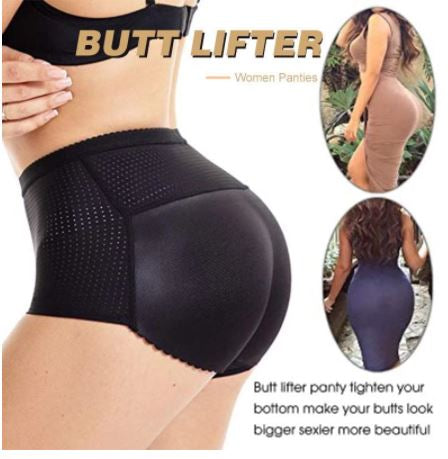 Zwart dames push-up ondergoed met liftend effect