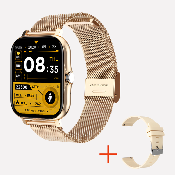 Unisex smartwatch met GPS tracking en SOS functie voor extra veiligheid. Ideaal voor dagelijks gebruik en gemoedsrust.
