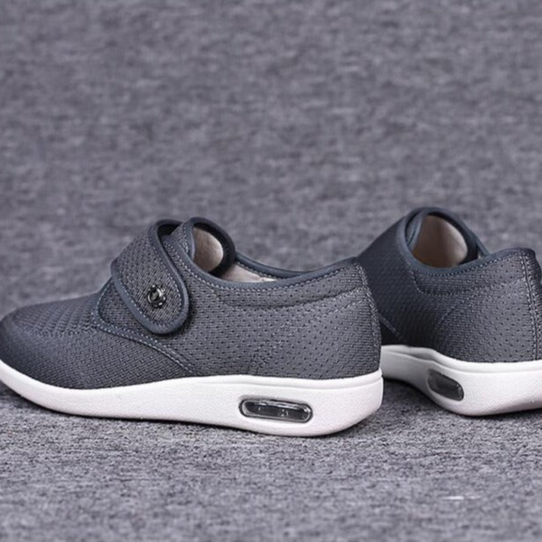 Dames Anika orthopedische schoenen met extra demping, ontworpen voor gevoelige en diabetische voeten.