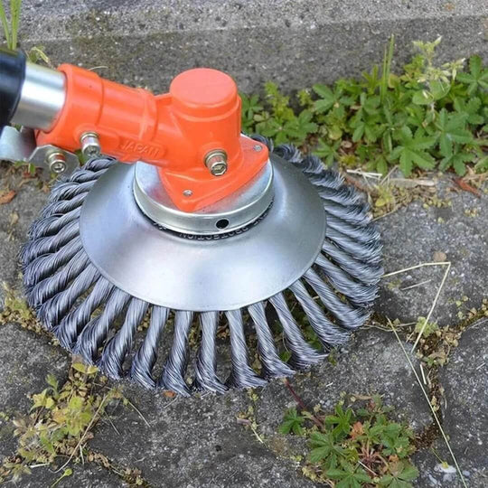 "2-in-1 grastrimmer en onkruidverwijderaar, krachtige motor, ergonomisch design, geschikt voor diverse tuinmaten."