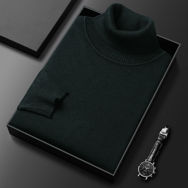 Casual heren coltrui, comfortabel en stijlvol voor dagelijks gebruik, onderdeel van mannen kleding.