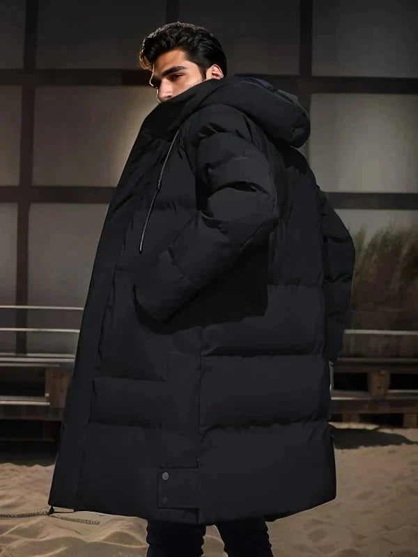 Stijlvolle capuchon van de heren winterjas