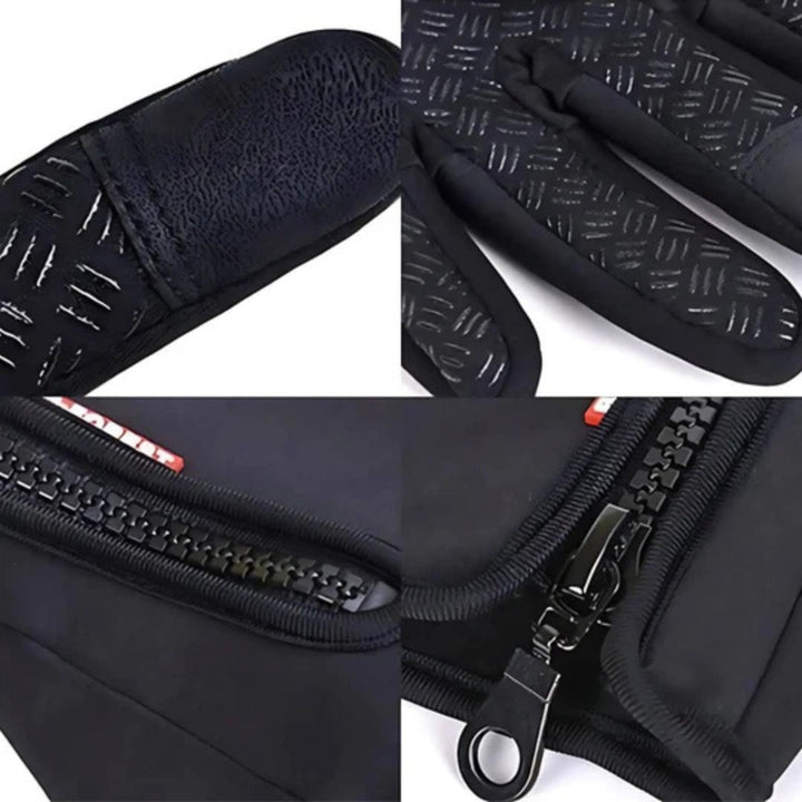 Verwarmde winterhandschoenen voor unisex gebruik, met ademend en waterdicht materiaal voor langdurig comfort.