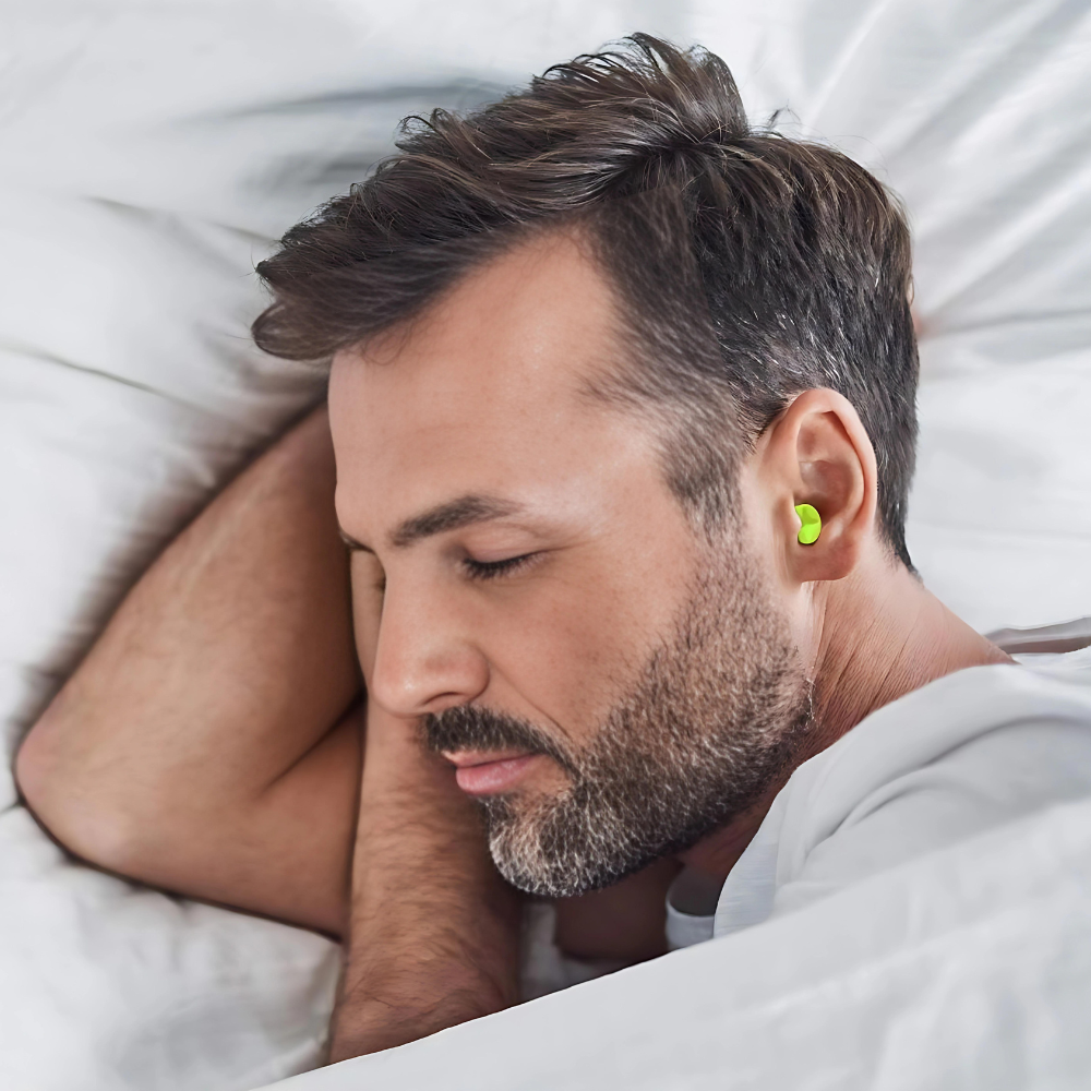 Veelzijdige geluiddempende oordopjes van SilentComfort. Voor slaap, studie, reizen en zwemmen.