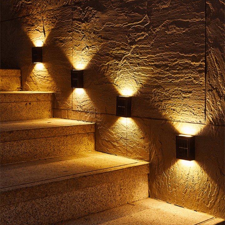 LED Solar Tuinwandlamp - Sfeervolle
