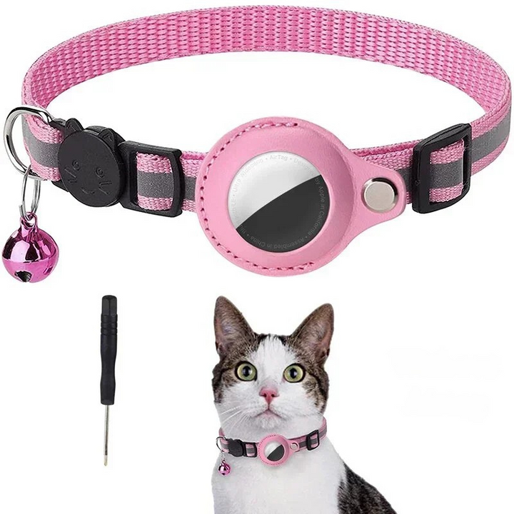 Slimme GPS tracker voor honden en katten met bijgeleverde comfortabele halsband