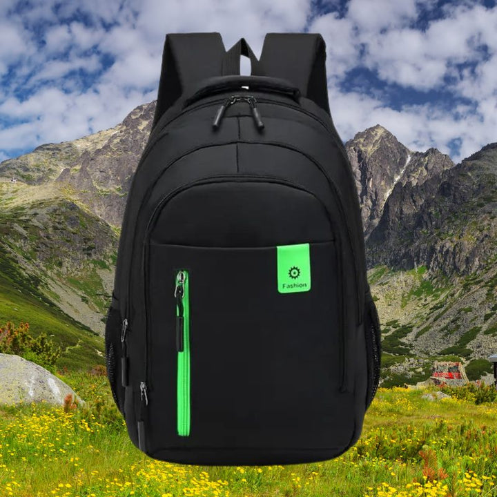 Veelzijdige unisex laptoptas (20-35L) in groen, waterdicht voor dagelijks gebruik, outdoor & reizen.