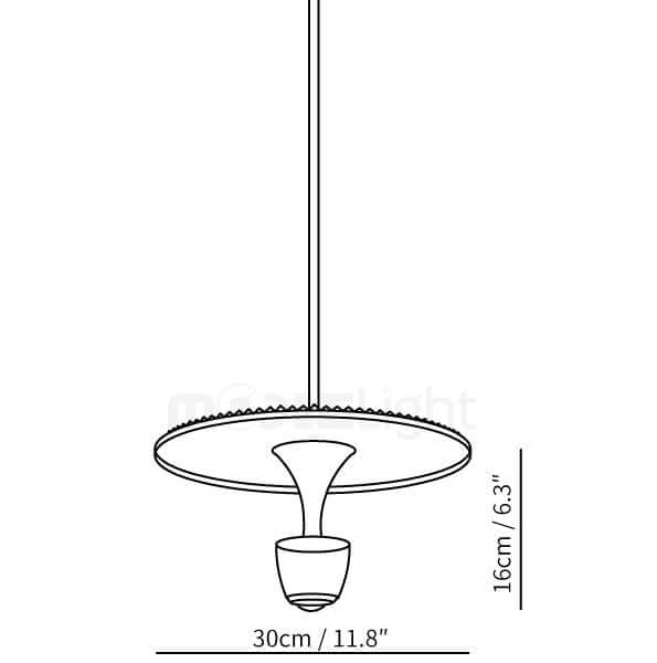 Moderne LED Schijf Hanglamp - Elegant & Stijlvol