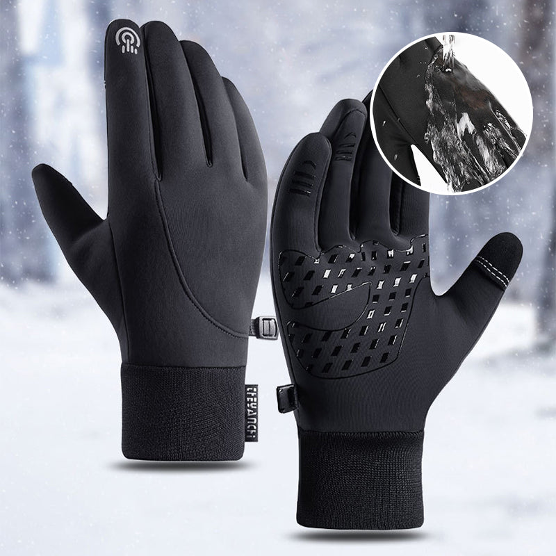 Unisex wind- en waterdichte winterhandschoenen, ideaal voor fietsen en wandelen in de kou.