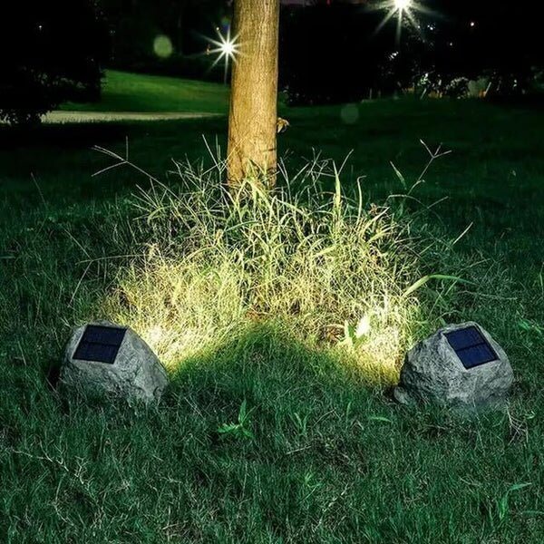 Tuinrotslamp - LED Zonne-energie Buitenlamp
