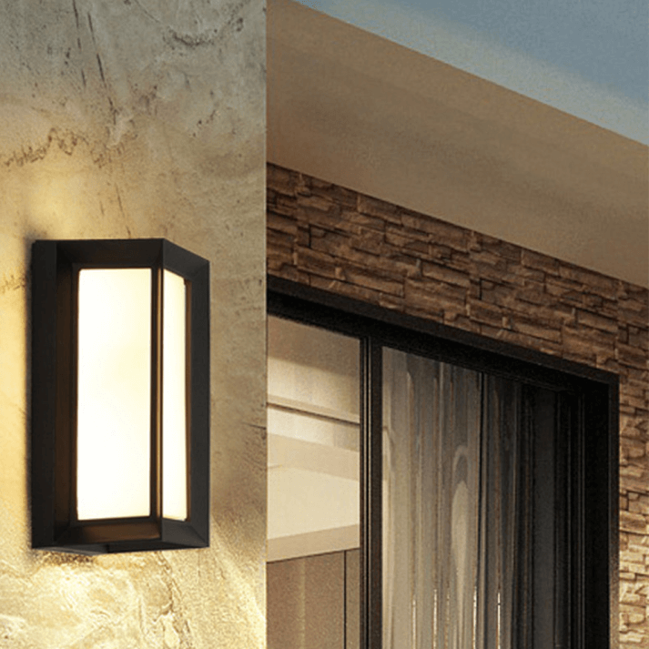 Moderne Buitenwandlamp Zwart-Wit - Tuinverlichting