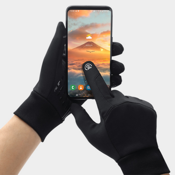 Droge, warme handen met deze winddichte touchscreen handschoenen; perfect voor winterse sporten en smartphone gebruik.