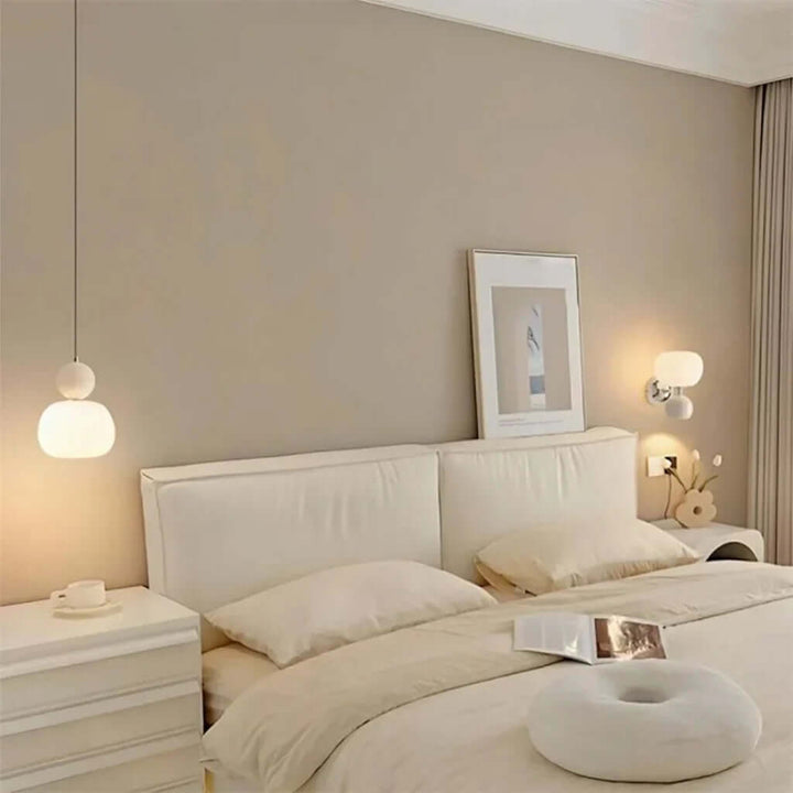 Art Deco Hanglamp - Crème Stijl