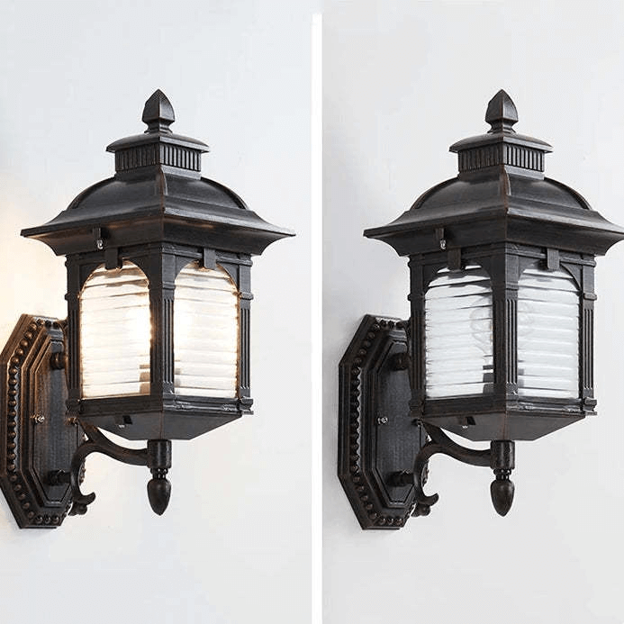 Wandlamp Buiten - Antiek Glas Design