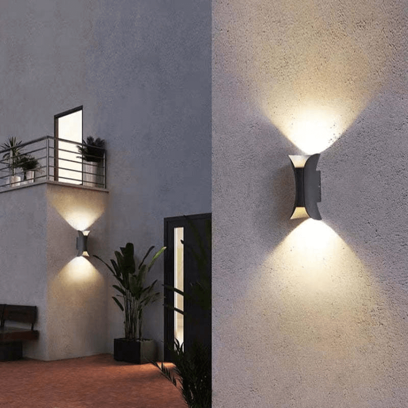 Buiten LED Aluminium Wandlamp - Waterdicht