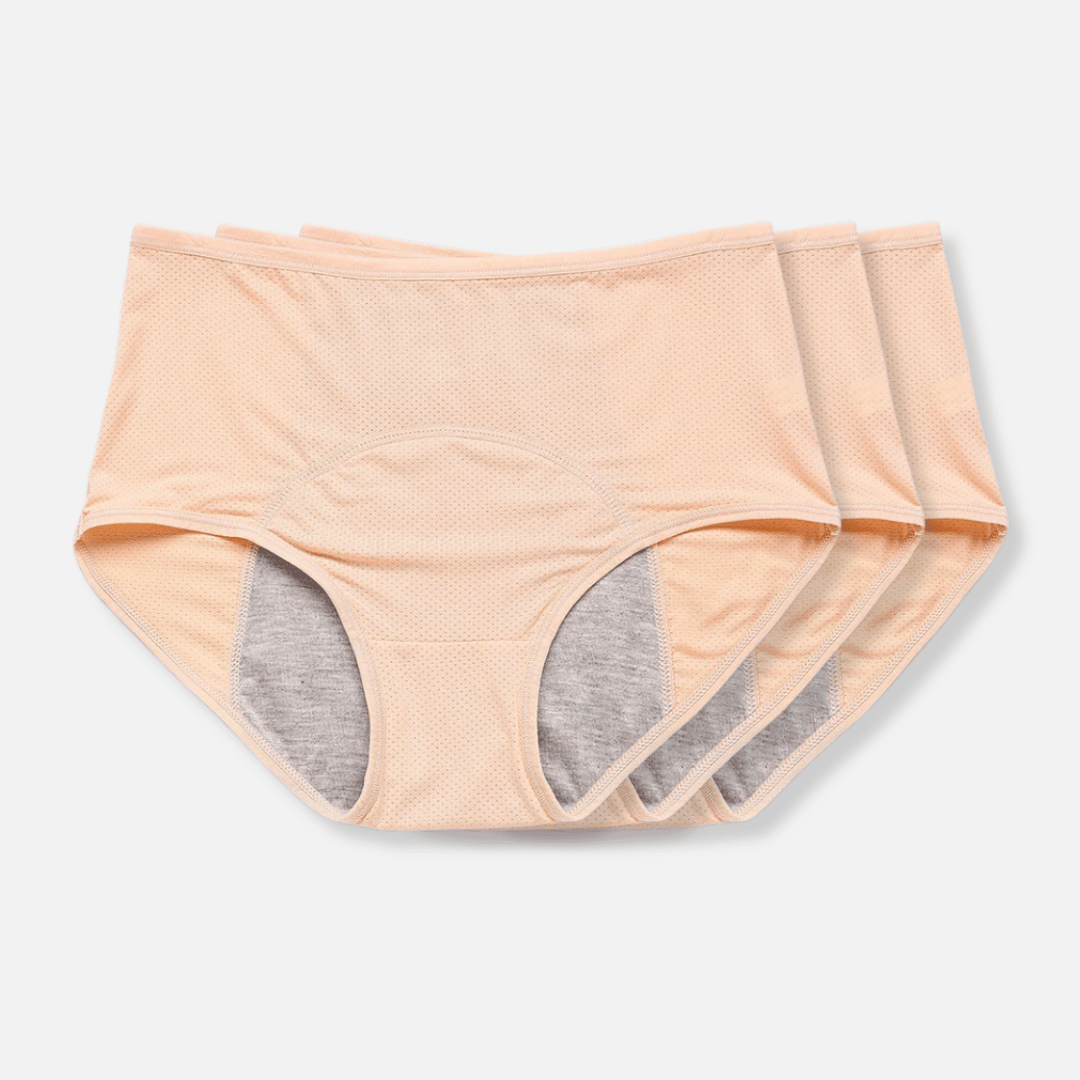 Aurora ComfortSlip: Perfecte pasvorm, lekvrij damesondergoed. Comfortabel en beschermend voor dagelijks gebruik.