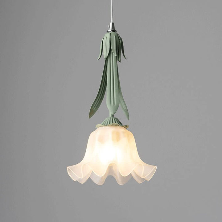 Elegante Hanglamp met Bloemendesign