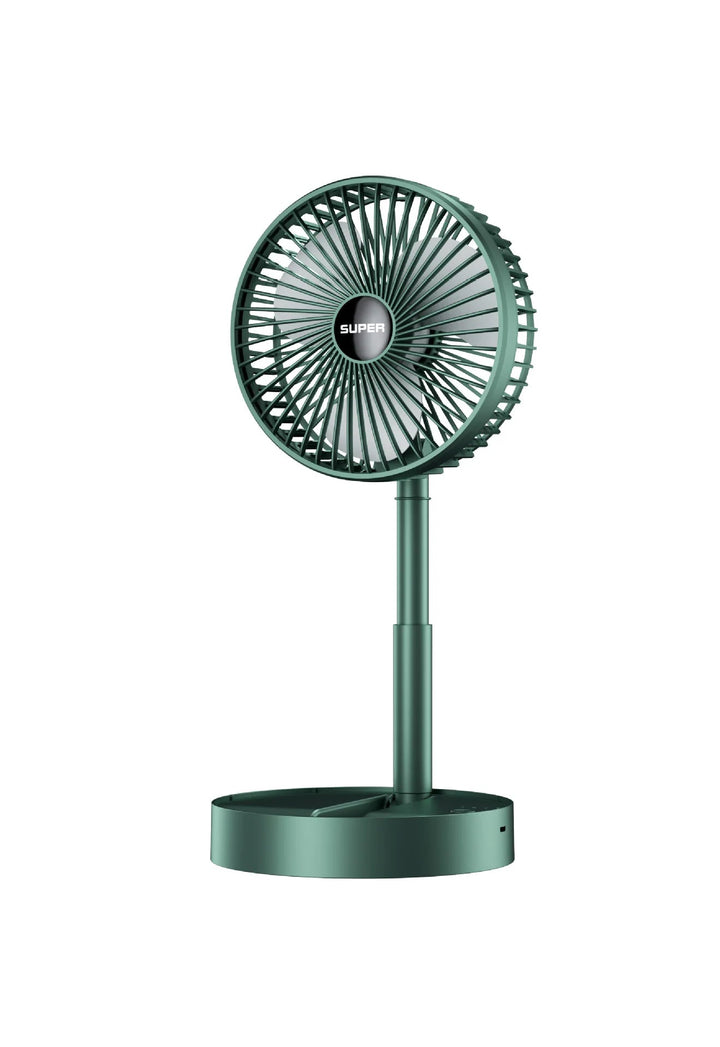 Voel de koele bries van deze compacte, stille USB-bureauventilator, ideaal voor hete dagen.