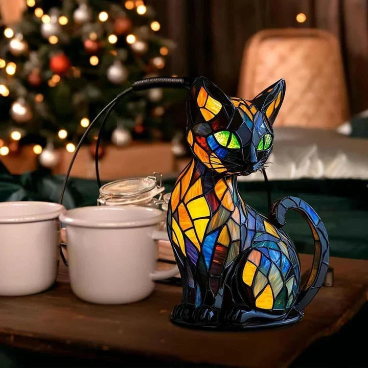 Charmante Lumikat kattenlamp voor gezellige sfeerverlichting in huis; perfect cadeau voor elke kattenliefhebber.