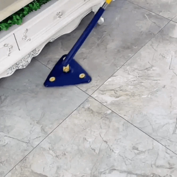 Microvezel dweil in action op houten vloer voor efficiënte vuilverwijdering