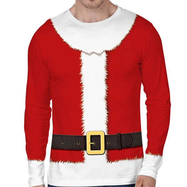 Foute kersttrui heren met humoristische print voor de feestdagen