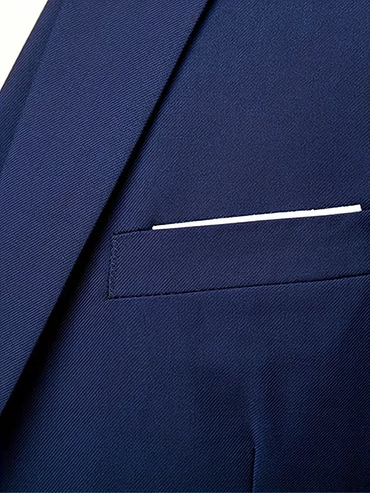 Moderne zakelijke look met een slank cut heren kostuum