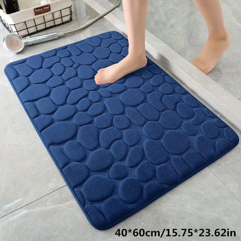 Badmat die uitglijden voorkomt: ultrazacht en antislip. Absorbeert snel voor een veilige, droge badkamer vloermat.