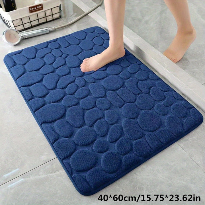 Badmat die uitglijden voorkomt: ultrazacht en antislip. Absorbeert snel voor een veilige, droge badkamer vloermat.