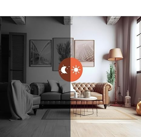 Veelzijdige 1080p HD wifi beveiligingscamera met helder nachtzicht, tweerichtingsaudio, voor binnen/buiten gebruik.