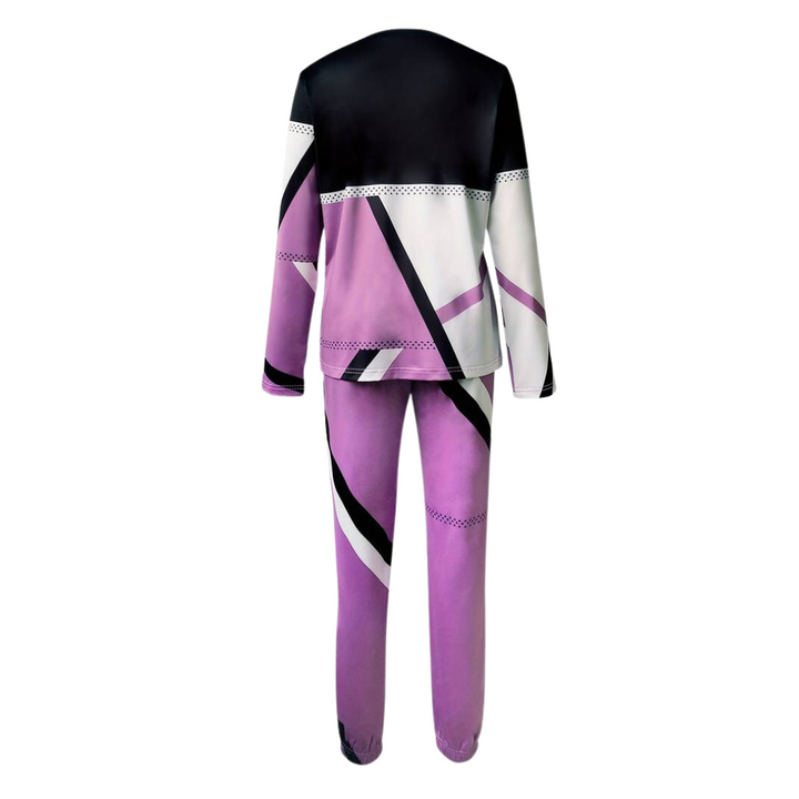 Perfecte herfst dames tweedelige set Sophie van polyester; comfortabele trui en lange broek voor dagelijks gebruik.