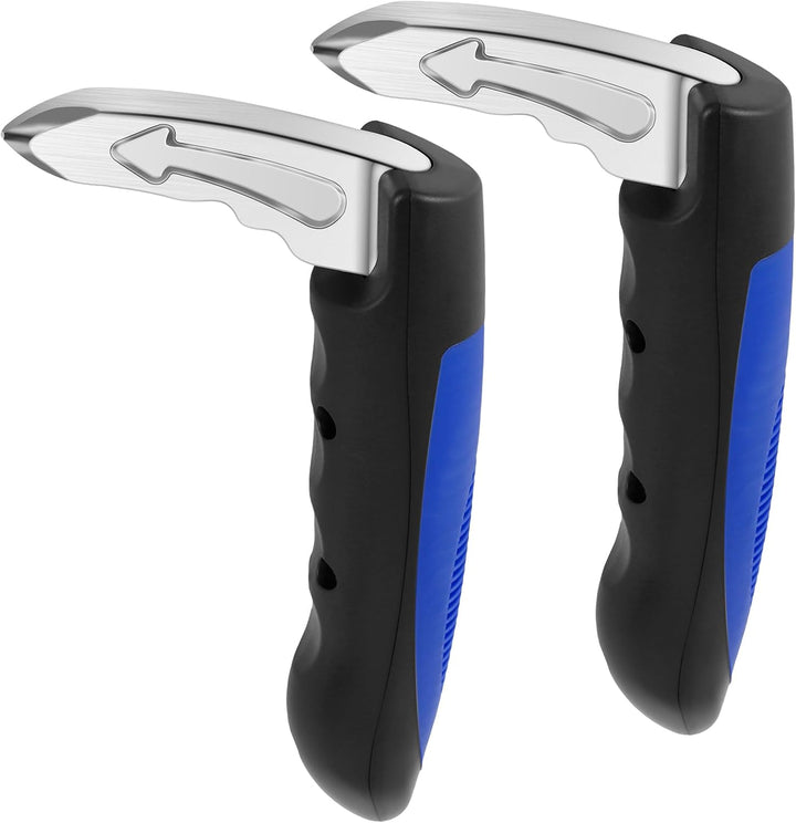 2 stuks auto hulp handgrepen: comfortabele mobiliteitshulp voor auto, met noodhamer en gordelsnijder.