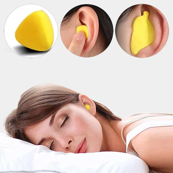 Geluiddempende SilentComfort oordopjes voor rust en slaap, ideaal voor bescherming en comfort.