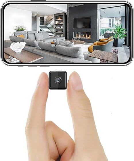 Draadloze 1080p HD wifi beveiligingscamera met nachtzicht, ideaal voor binnen/buiten huisbeveiliging en bewaking.