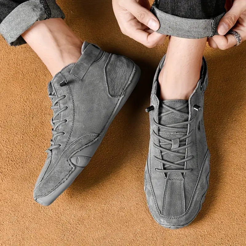 Stijlvolle Hoymans heren laarzen van kunstleer, perfect voor casual streetwear.
