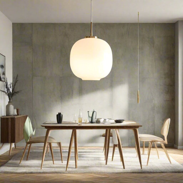 Moderne Hanglamp - Opaalglas Design