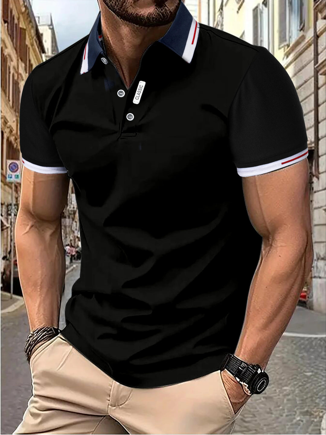 Klassiek Hoymans heren polo shirt in diverse kleuren. Comfortabele regular fit voor lente en zomer.