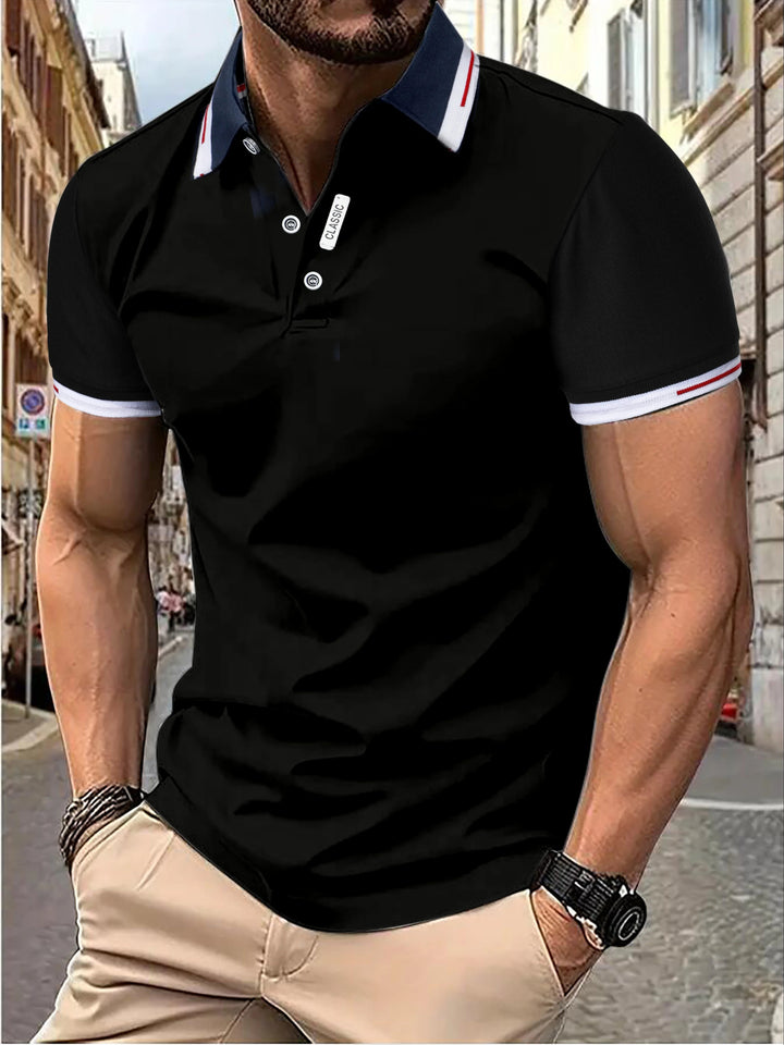 Klassiek Hoymans heren polo shirt in diverse kleuren. Comfortabele regular fit voor lente en zomer.
