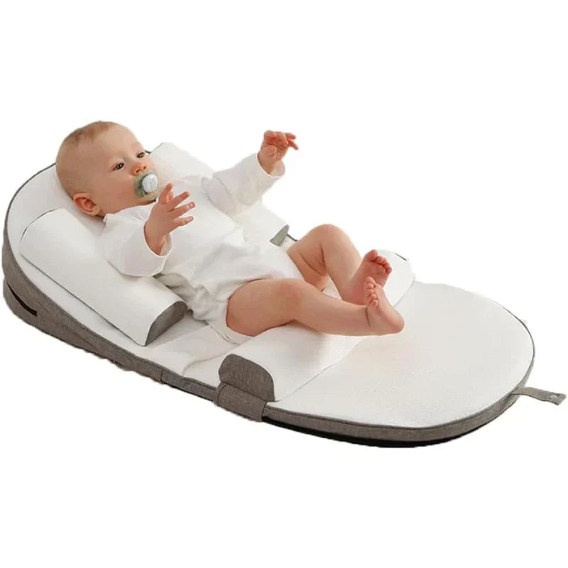 Veilig babykussen en wigkussen met zijslaper ondersteuning tegen reflux