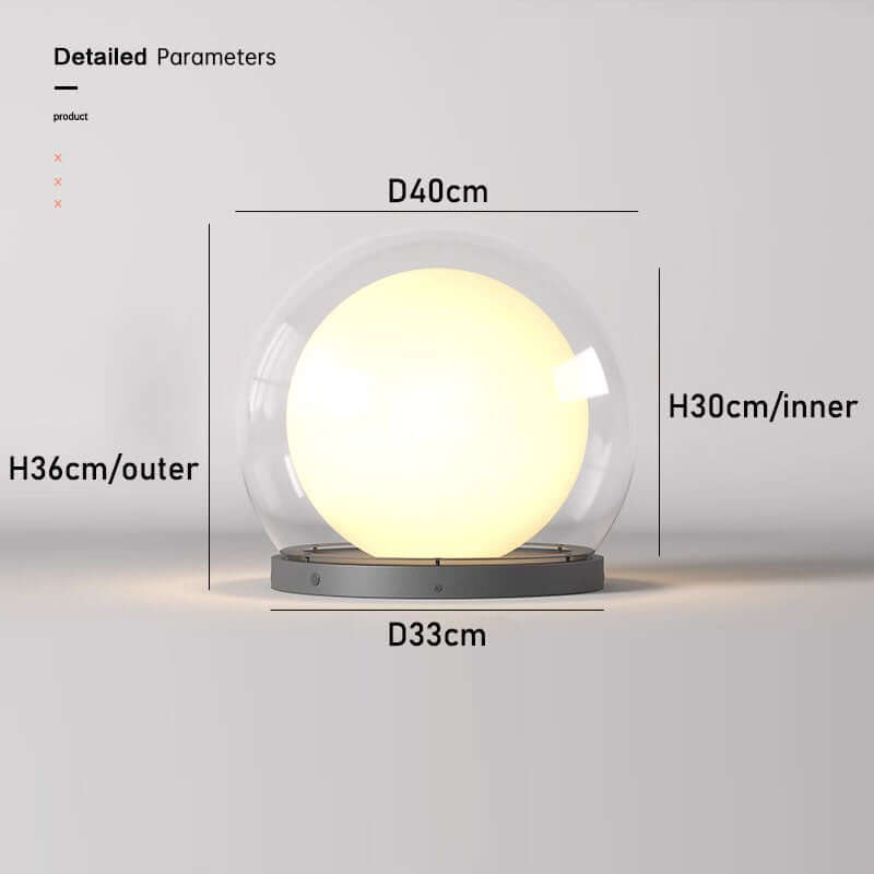 Moderne Buitenlamp - Maanvormig Design