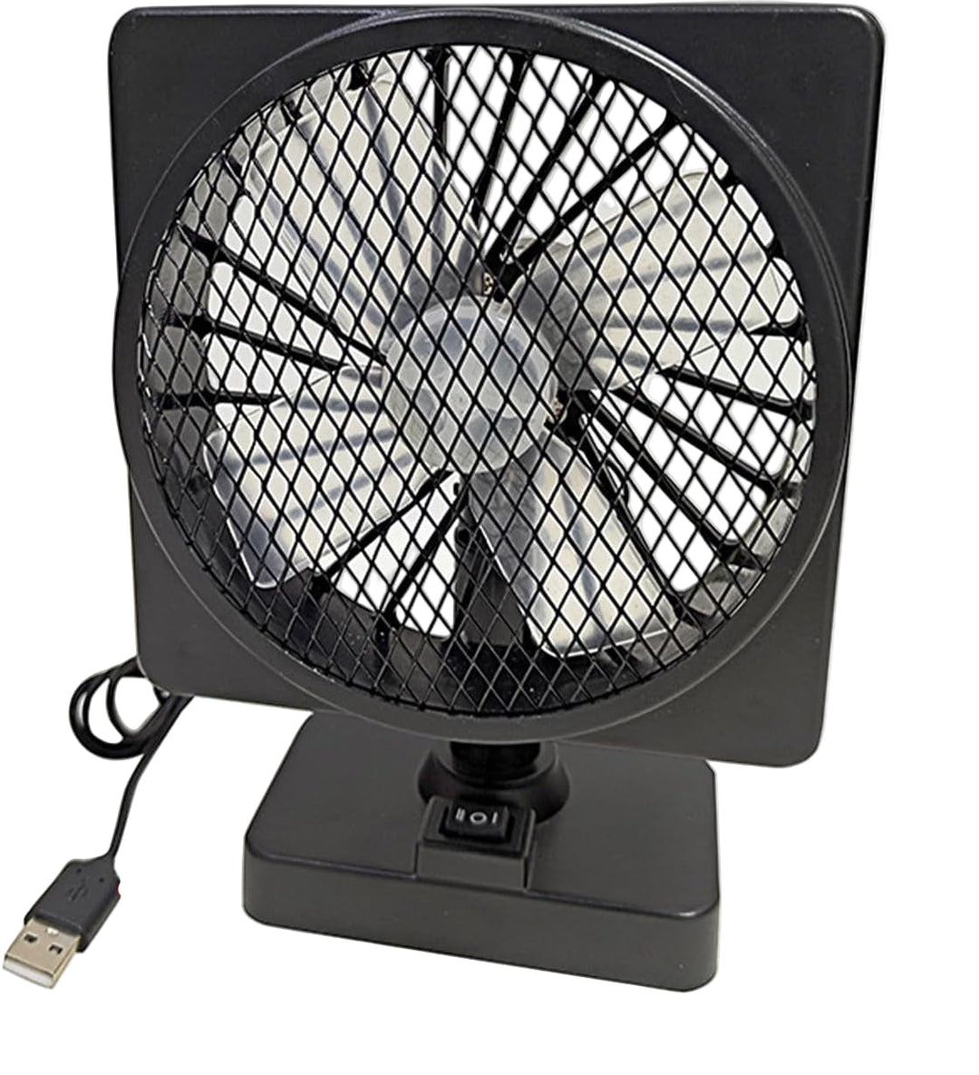 Draagbare 12V USB auto circulator ventilator voor voertuigen. Biedt stille, efficiënte koeling en 360° rotatie gemak.