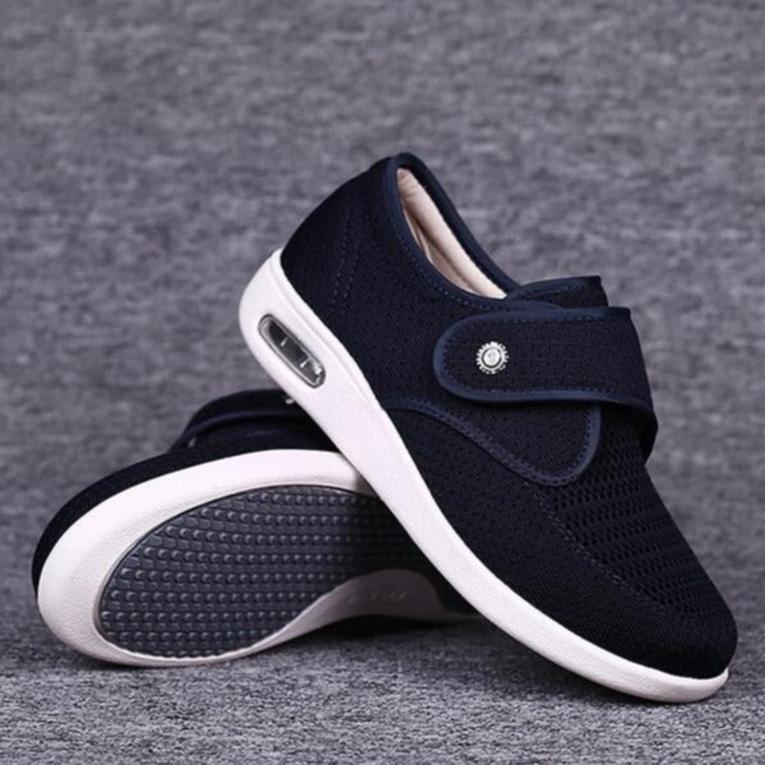 Trendy brede diabetische schoenen Anika, bieden comfort en ondersteuning de hele dag door.