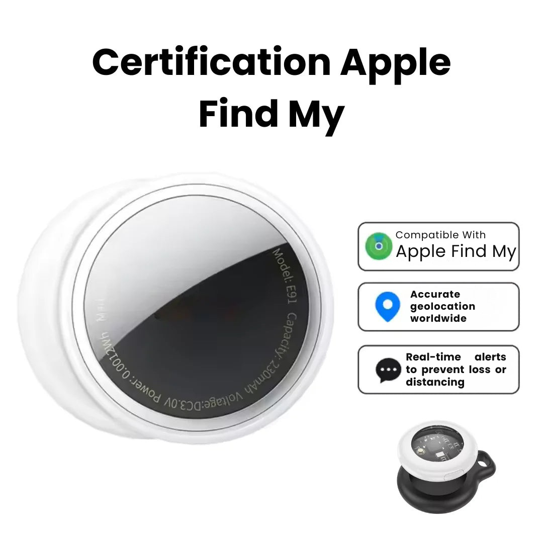 iOS compatibele bluetooth tracker; compact design voor al uw waardevolle items. Gemakkelijk in gebruik en effectief.